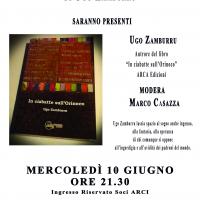 PRESENTAZIONE del LIBRO: Mercoledì 10 Giugno ore 21.30  “In Ciabatte sull' Orinoco”