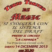 TERZO TORNEO DI MAGIC METODO DRAFT